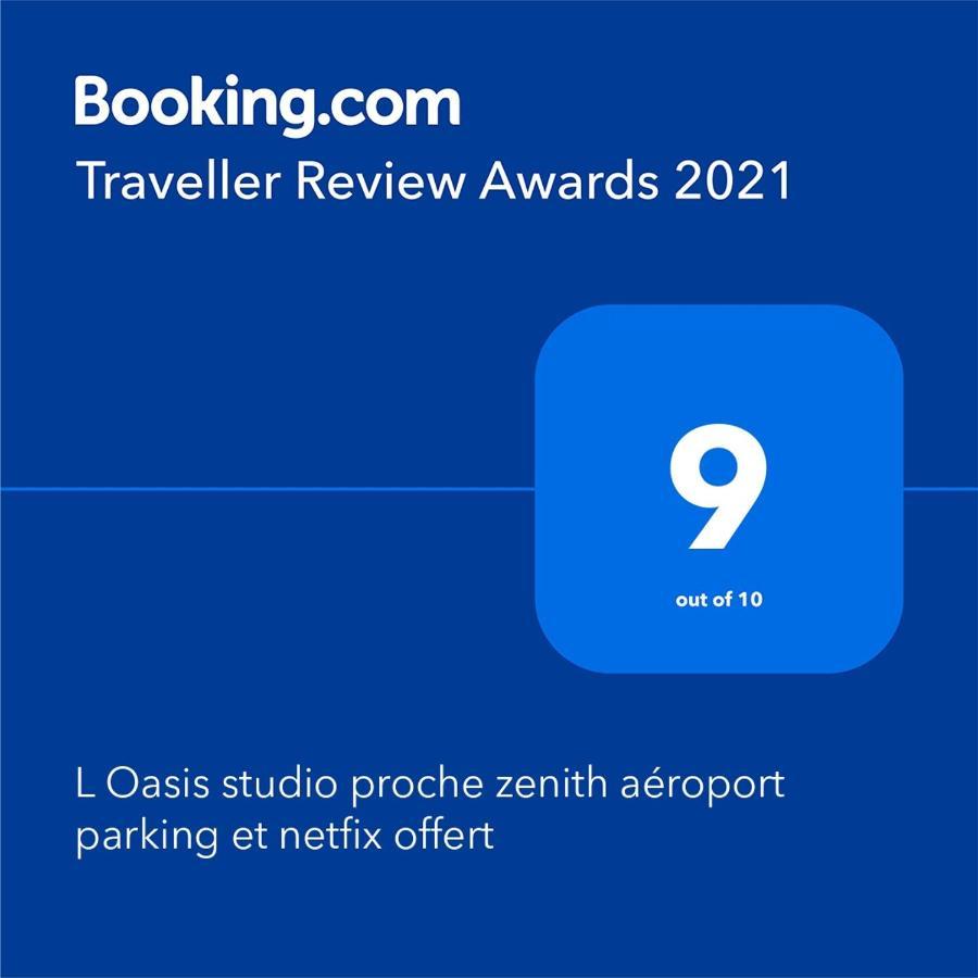 L Oasis Studio Proche Hopital Et Aeroport Piscine Parking &Netflix Тулуза Экстерьер фото