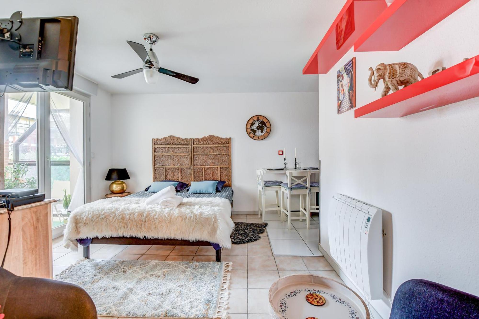 L Oasis Studio Proche Hopital Et Aeroport Piscine Parking &Netflix Тулуза Экстерьер фото